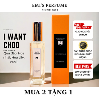 Nước Hoa I WANT CHOO nữ EMI’S PERFUME. Nồng độ EDP lưu hương lâu.