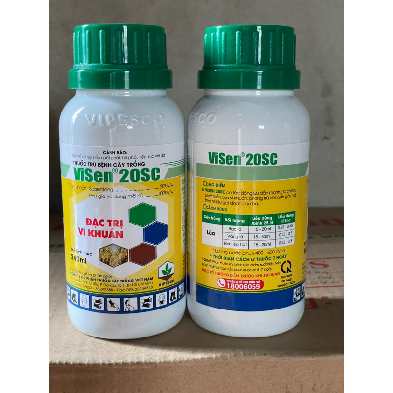 VISEN 20SC - phòng trừ vi khuẩn gây hại trên lúa
