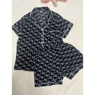 Đồ Ngủ Nữ Bộ Pijama Tay Cộc Vải Lụa Mềm