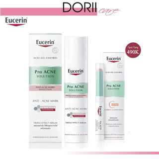 Tinh chất giảm thâm mụn dưỡng sáng da Eucerin Pro Acne Solution Anti-Acne Mark 40ml TẶNG Bút che khuyết điểm 2.5g