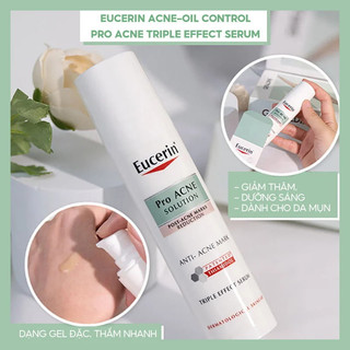 Eucerin tinh chất giảm thâm mụn sáng da pro acne anti-acne mark 40ml