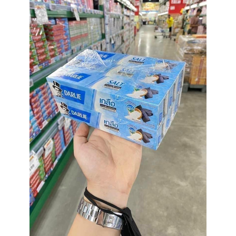 Kem Đánh Răng Ông Già Darlie Thái Lan, Kem Đánh Răng Muối Bạc Hà Và Than Tre Trắng Răng, Giảm Ê Buốt