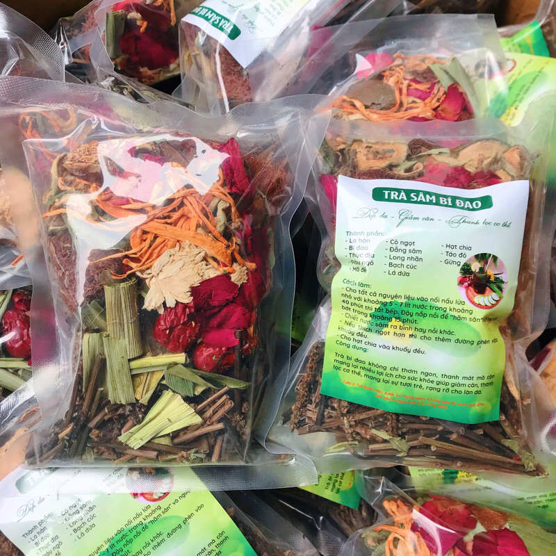 Set Trà Sâm Bí Đao 13 Vị Nấu 5Lít - Thanh Mát Giải Nhiệt