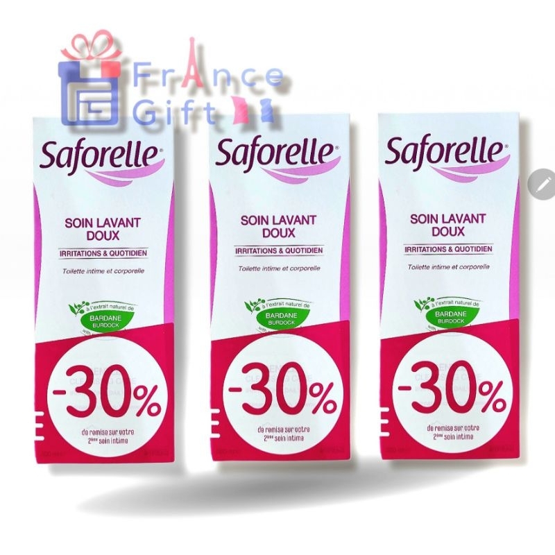 Dung dịch vệ sinh phụ nữ Saforelle - Rửa sạch dịu nhẹ, thơm mát dung tích 500 ML