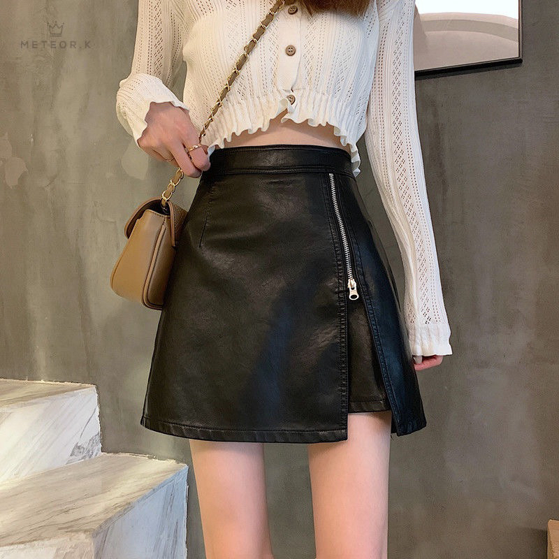 Chân Váy Chữ A Da - Thanh Lý Đồ Cũ