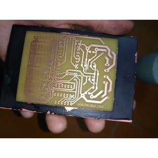 [Đặt mạch in, gia công mạch] làm mạch in pcb 1 mặt khổ 150*100mm
