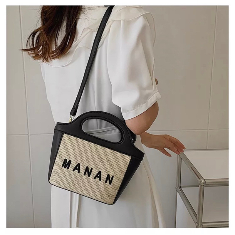 Túi Rơm Đeo Chéo Phong Cách thời trang mới