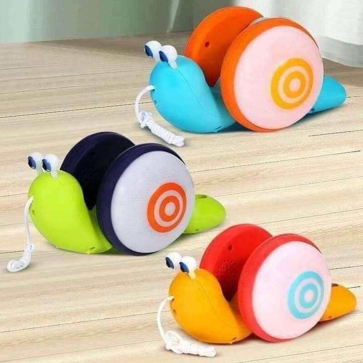 Đồ Chơi Ốc Sên Có Dây Kéo Có Nhạc Và Có Đèn Cho Bé Yêu