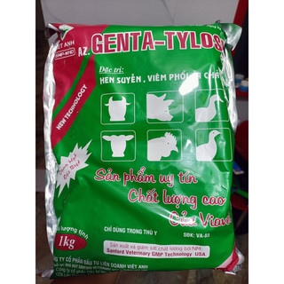 Az genta - tylosin gói 100g hen khẹ gà vịt