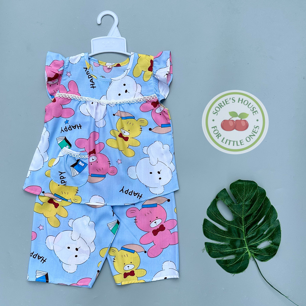 Bộ tole lanh LỬNG bé gái