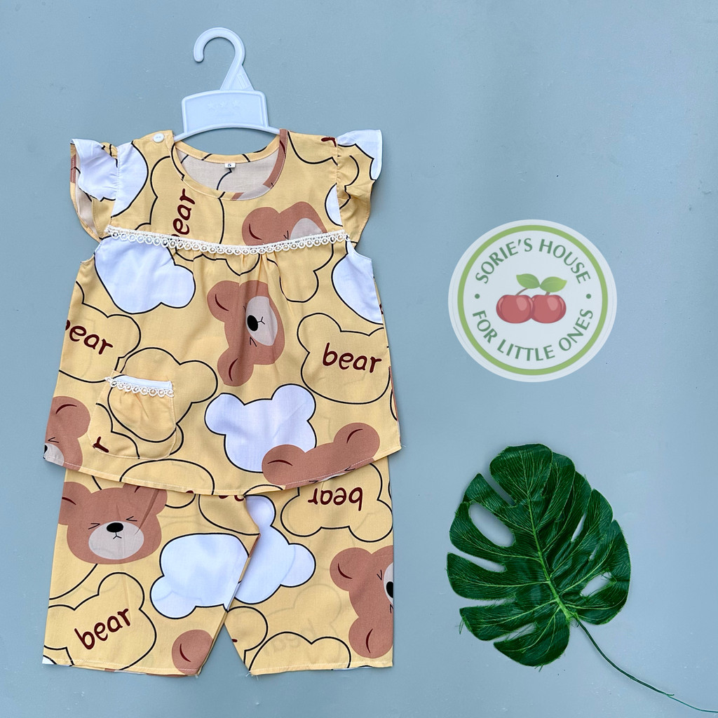 Bộ tole lanh LỬNG bé gái
