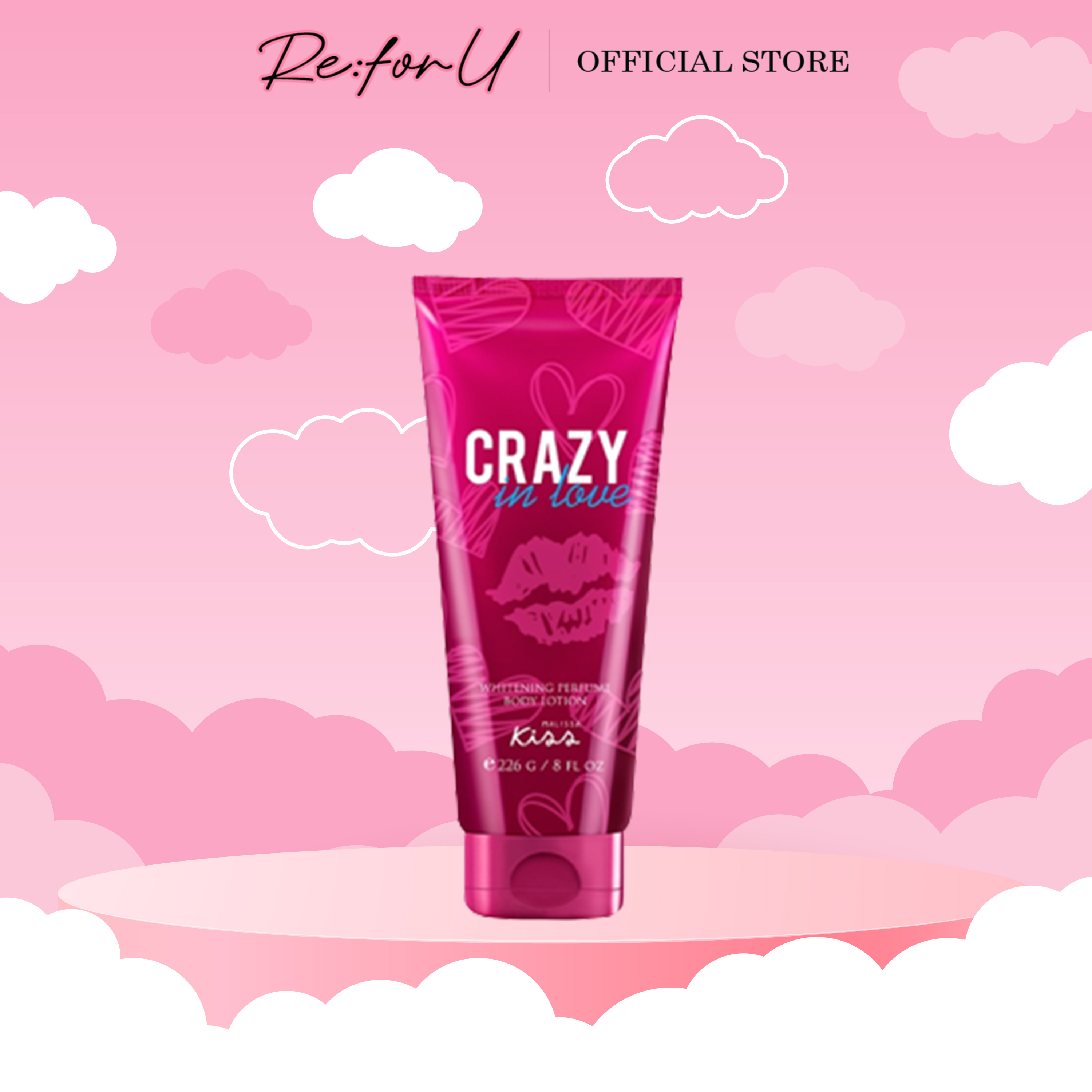 Sữa Dưỡng Trắng Da Toàn Thân Hương Nước Hoa Crazy In Love 226g