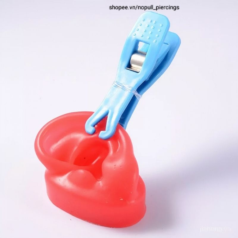 (1 chiếc) KẸP XỎ KHUYÊN - Kẹp Nhựa Xỏ Khuyên Piercing - Kẹp xỏ khuyên tai, mũi, septum, rốn, lưỡi, m