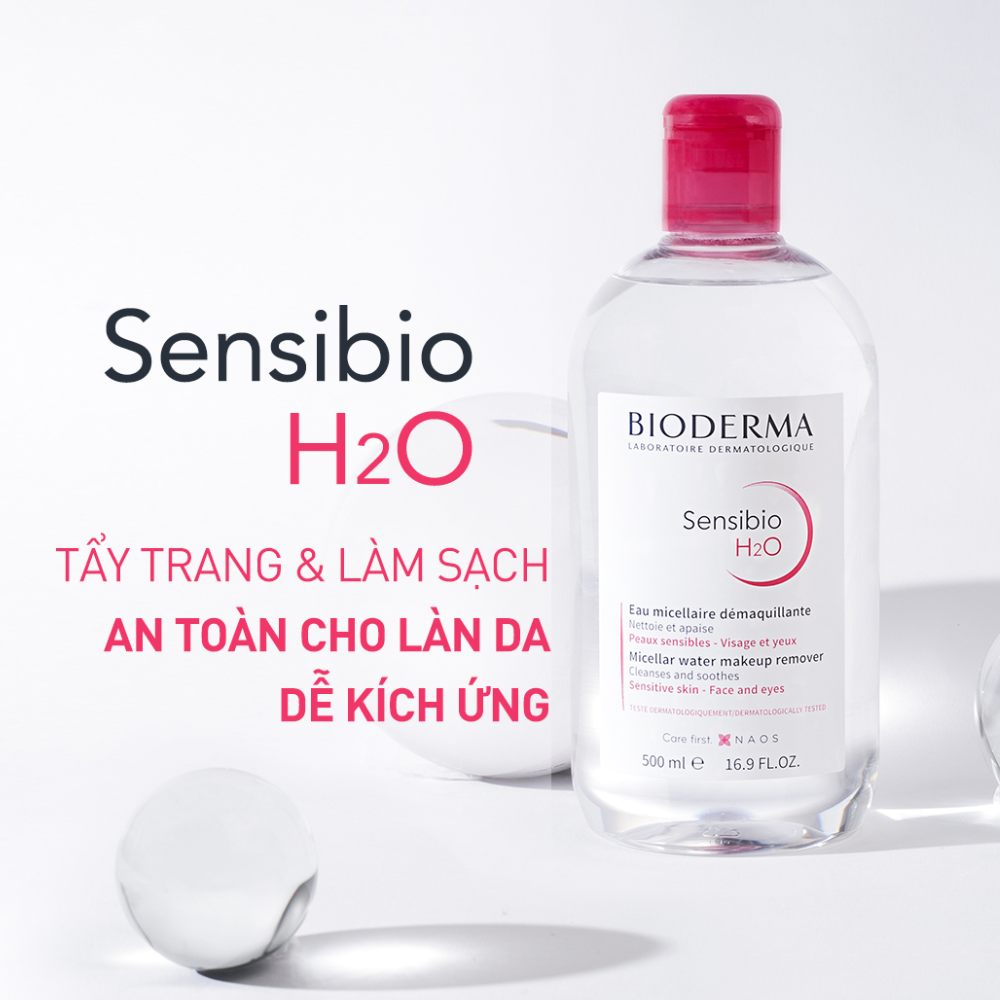 Nước tẩy trang Bioderma 500ml - Nước tẩy trang quốc dân dành cho mọi loại da