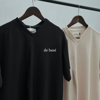 RIB TEE - Áo Phông Cotton Gân - De Basé