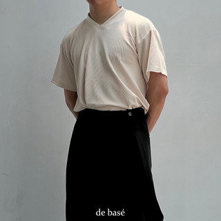 RIB TEE - Áo Phông Cotton Gân - De Basé