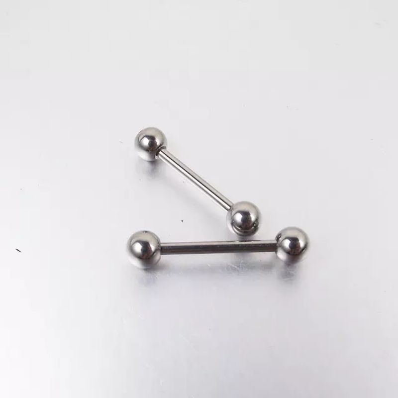 KHUYÊN LƯỠI CƠ BẢN - Khuyên lưỡi thép y tế  - Khuyên xỏ lưỡi - Khuyên thép y tế không gỉ
