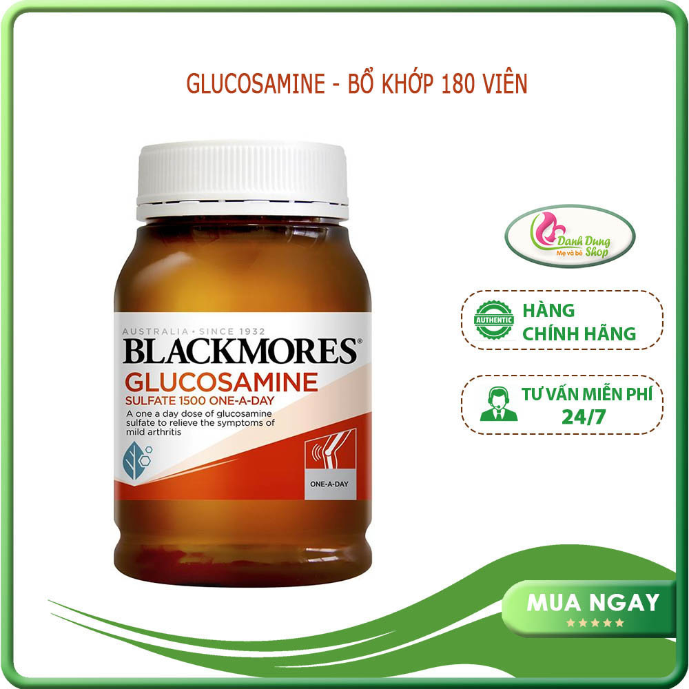 Viên uống Blackmores Glucosamine 1500mg Úc (180 viên) date xa