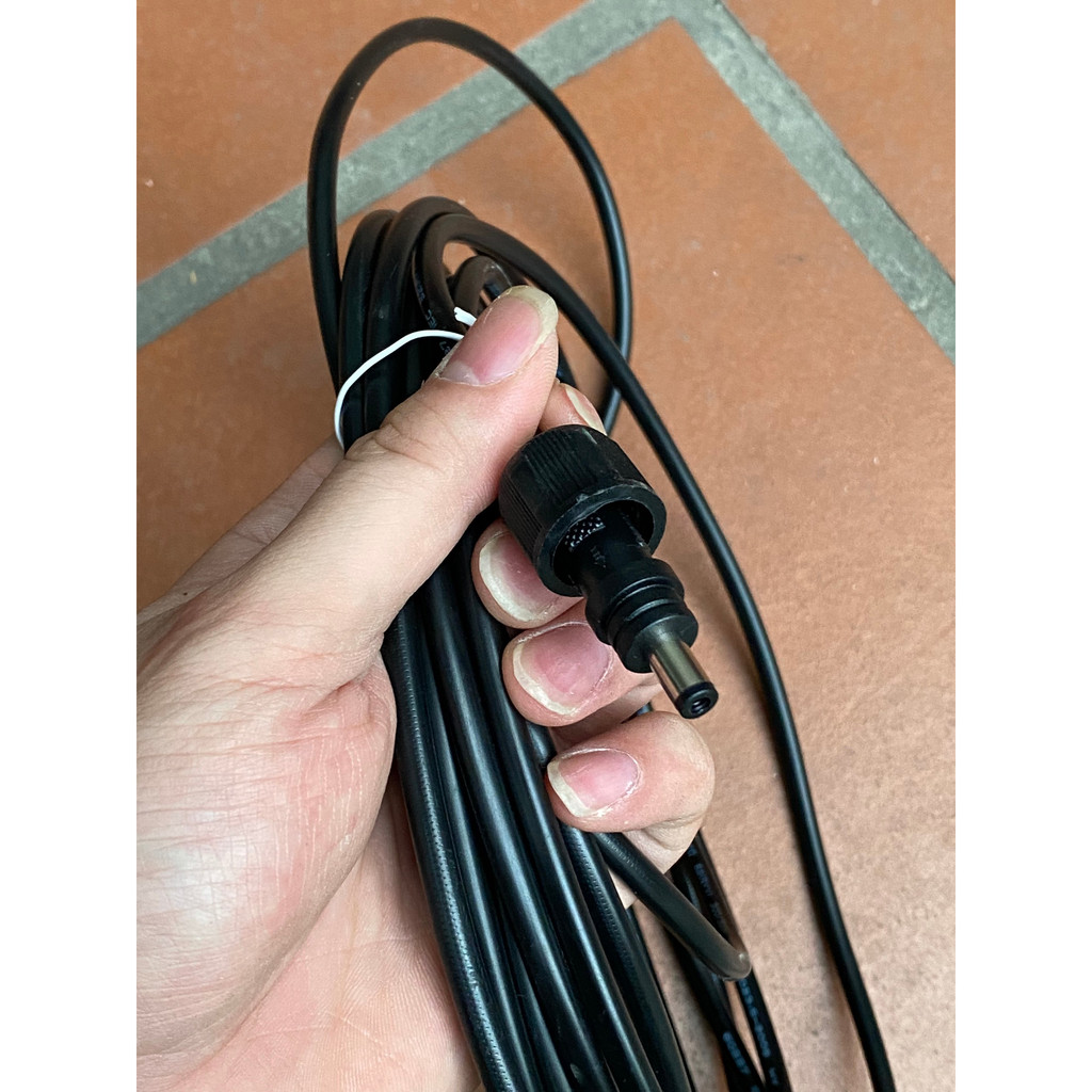 Dây nối cho quạt NLMT dài 5 mét, loại 2x0.5mm, 300/300V