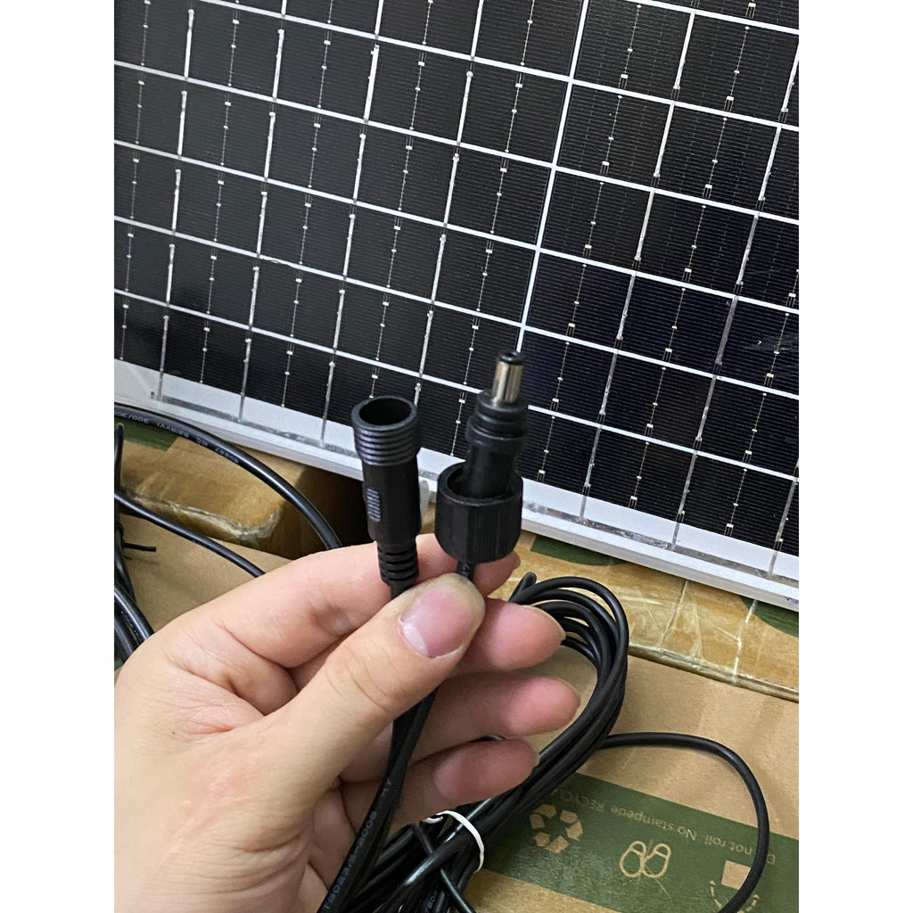 Dây nối cho quạt NLMT dài 5 mét, loại 2x0.5mm, 300/300V