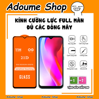 Kính cường lực 21d xiaomi redmi full màn hình note 10/note 9/note 8/note 7/pro/mi 11 lite/10t/9t/9c/9a/9s/……