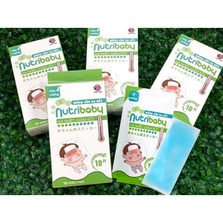 Miếng Dán Hạ Sốt Nutribaby ,hạ sốt nhanh ,an toàn , hộp 6 miếng