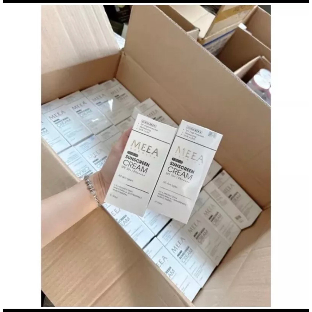Kem Chống Nắng Meea Organic Full Size 50ML Shop Mẹ Gạo - Hàng Chính hãng