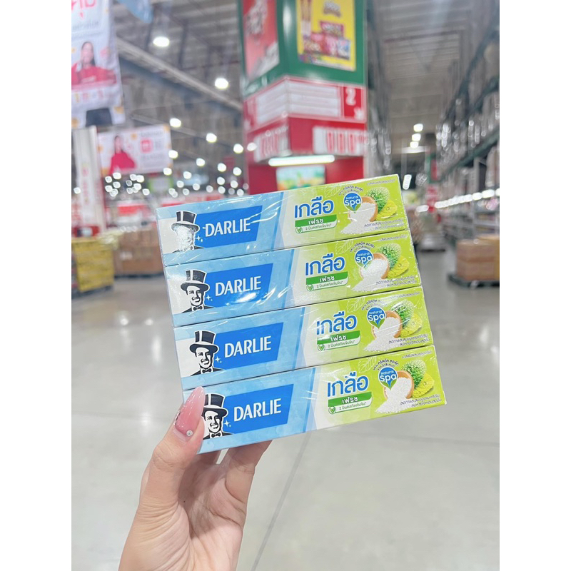 1 Tuýp Kem Đánh Răng Darlie Salt Muối Bạc Hà Thái Lan Thơm Miệng Chống Viêm