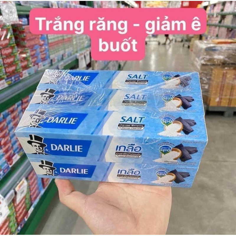1 Tuýp Kem Đánh Răng Darlie Than Tre Giúp Răng Trắng Sáng, Giảm Ê Buốt
