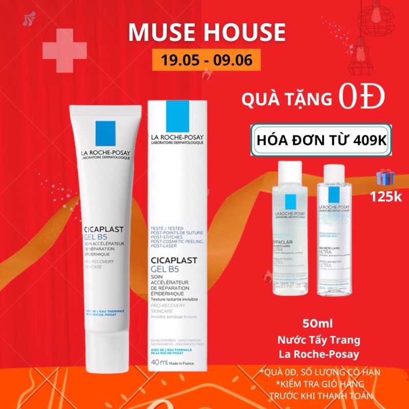 Gel B5 La Roche Posay Cicaplast Kem Giảm Sẹo Thâm- Muse House