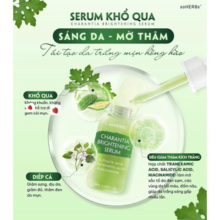 [CHÍNH HÃNG 100%] SERUM KHỔ QUA SOHERBS - TINH CHẤT KHỔ QUA MỜ THÂM