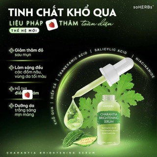 Serum khổ qua soherbs - tinh chất khổ qua mờ thâm