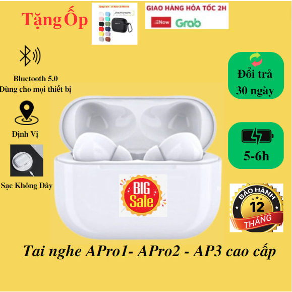 Tai Nghe Bluetooth A.Pro 1 – A.Pro 2 – A.P3 Cao cấp; Full tính năng: Điều chỉnh âm lượng, Đổi tên, Âm thanh đỉnh cao