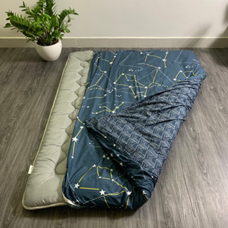 Áo Bọc Nệm Topper 2 Mặt Có Khoá Kéo, Ga Nệm Cotton Hàn Dùng Cho Đệm Dày Từ 3 đến 9cm