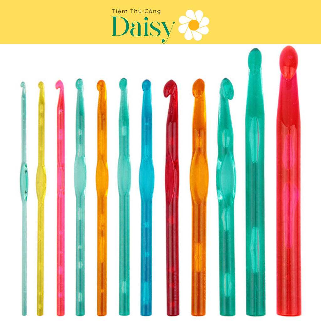 Kim Móc Len SKC Nhựa Trong Suốt Size 3mm- 15mm