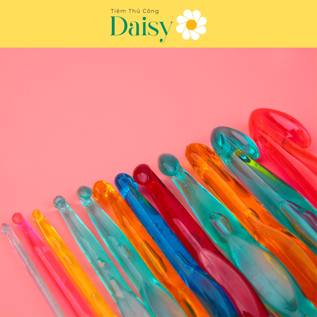 Kim Móc Len SKC Nhựa Trong Suốt Size 3mm- 15mm