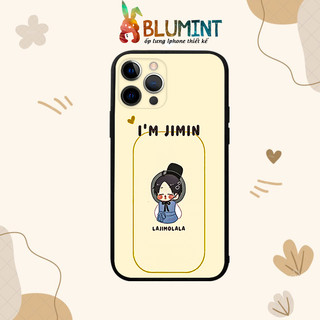 Ốp lưng BTS Jimin chibi cho iPhone 12ProMax iPhone 11 X XsMax Xr iPhone 7 8Plus  BLUBTS0736