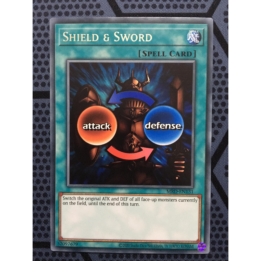 Bài yugioh thời đầu duel monster - Shield & Sword - MRD-EN131 - Rare Unlimited