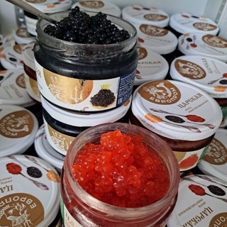 TRỨNG CÁ TẦM ĐEN NGA 220Gr {Giá sỉ - hàng chuẩn - date luôn mới}