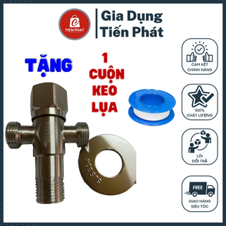 Van chia giảm áp, van chữ t, khóa 2 đường nước sus 304