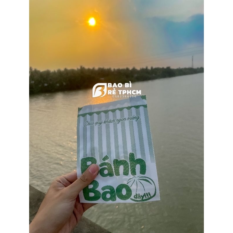 500 TÚI BÁNH BAO giấy nhập khẩu chống dính