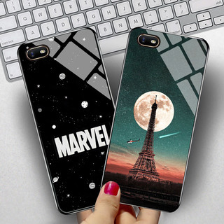 Ốp Lưng OPPO A1K, Realme C2 Mặt kính cường lực cao cấp, sáng bóng, chất lượng