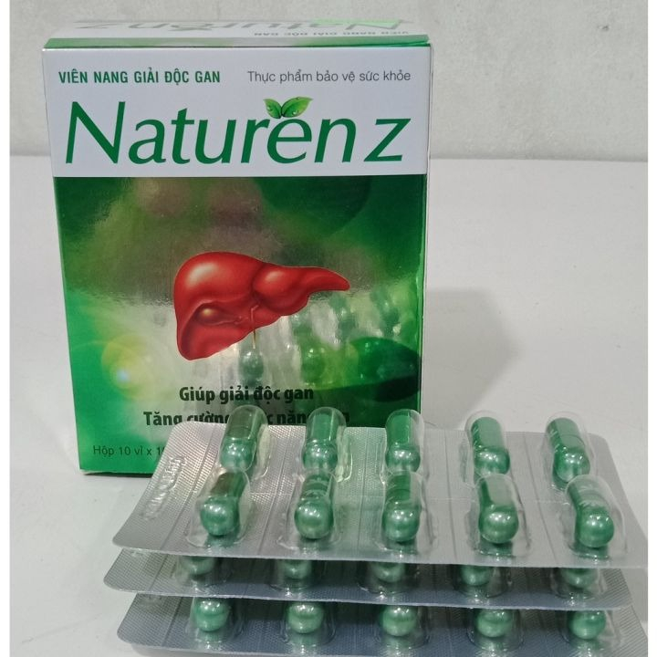 Viên nang giải độc gan NATURENZ dược Hậu Giang