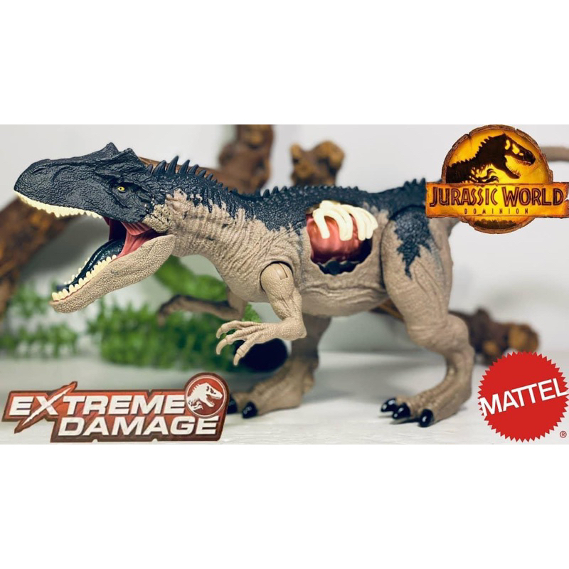 Đồ chơi Mô hình Khủng Long Mattel Jurassic World Extreme Damage Roarin' Allosaurus
