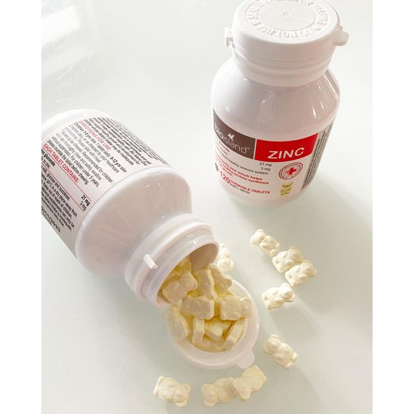 PQS - Viên nhai bổ sung Kẽm Bio Island ZINC- 120 viên