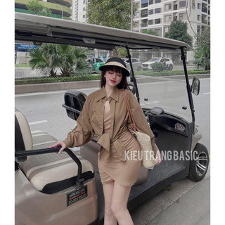 SÉT ĐẦM NÂU KÈM SMI
