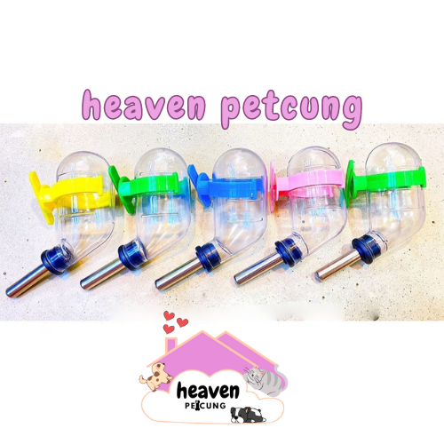 Bình Nước Bi hamster 80ml 125ml 250ml Thỏ Bọ Sóc Nhím