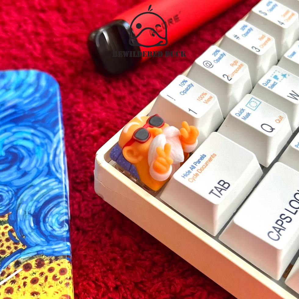 Mater Roshi Dragon Ball - Artisan Keycap Decor Bàn Phím Cơ - Bew.Duck