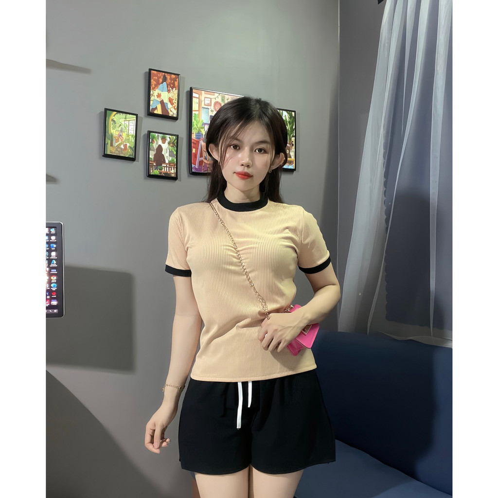 Đồ bộ nữ thun gân đùi mặc nhà, set đồ nữ mặc nhà mùa hè dành cho nữ - TQ6 Set đồ nữ đi chơi