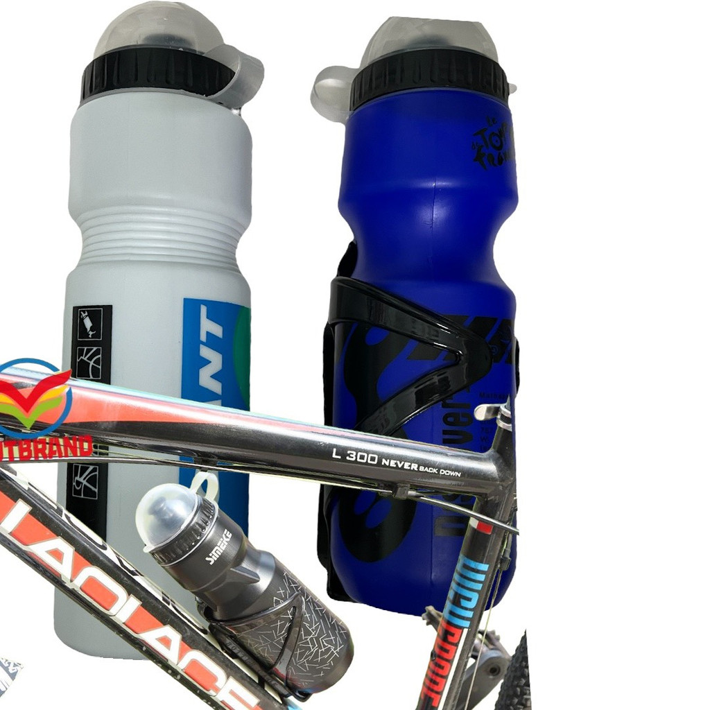 Bình Nước 750Ml Gắn Xe Đạp Kèm Giá Đỡ Chai Nước
